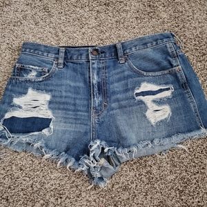 Denim shorts